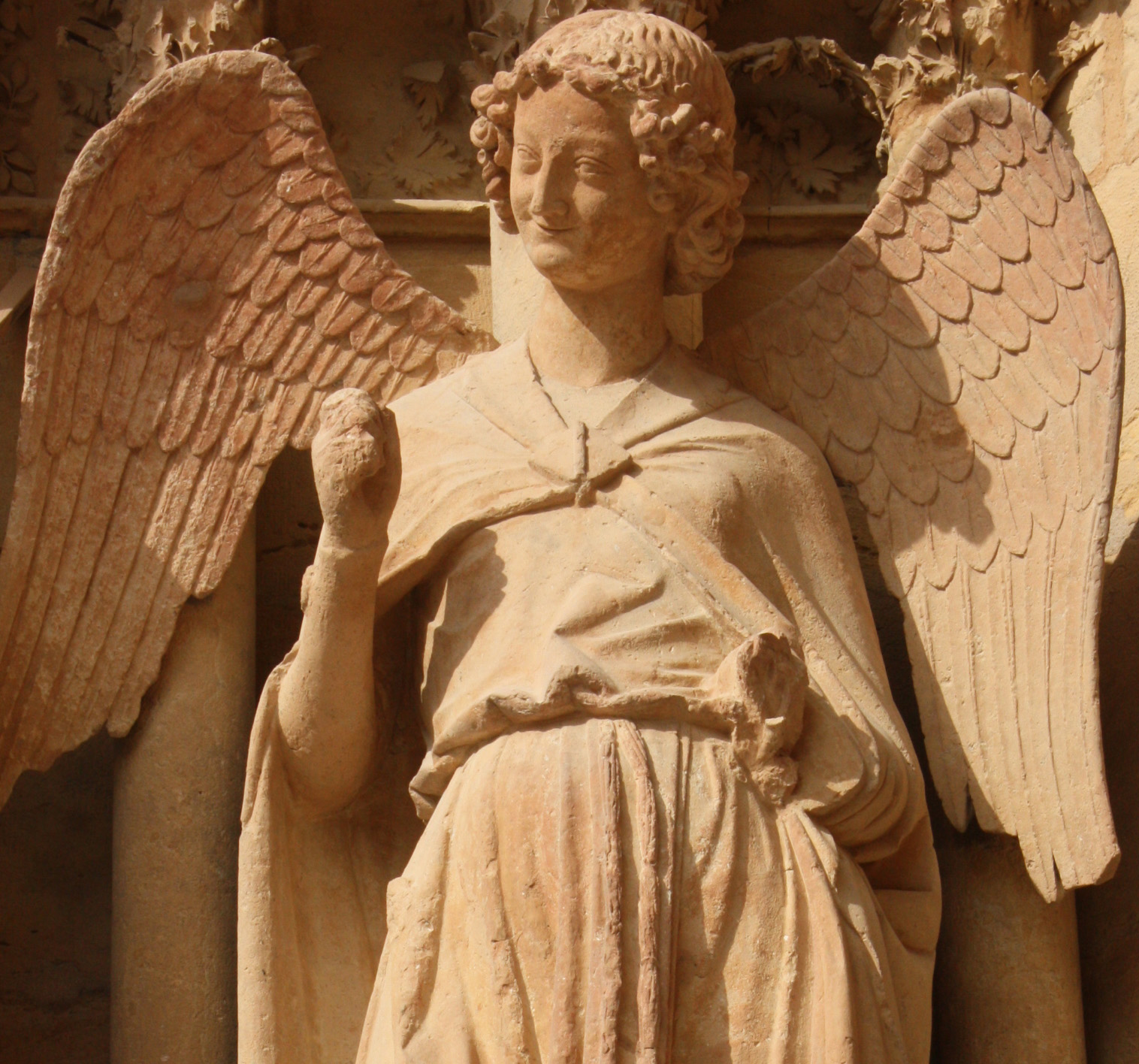 ange au sourire 3 Les amis de la Cathédrale de Reims